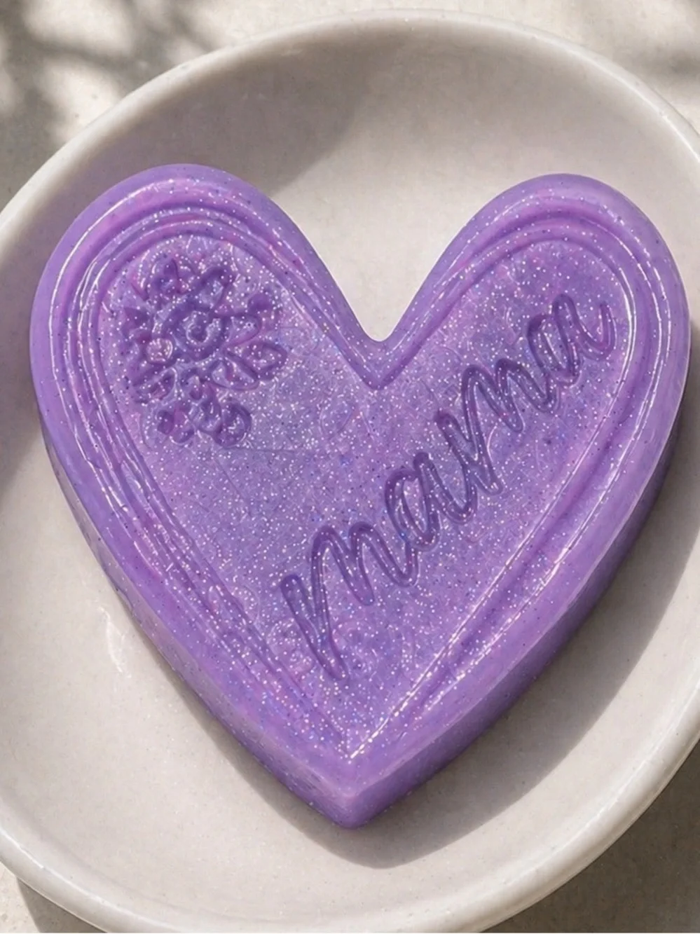Lavender rose SOAP 5x4in 10oz donkey milk & vitamin based